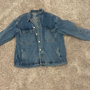 charcoal denim jacket